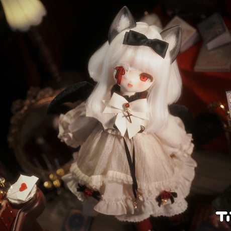 【予約販売：2025年08月以後 お届け予定】＜当店限定特典付け＞TinyFox 夕暮れ子猫 カサンドラ 1/6スケールMJDドール <新ボディ採用>【フルセット】