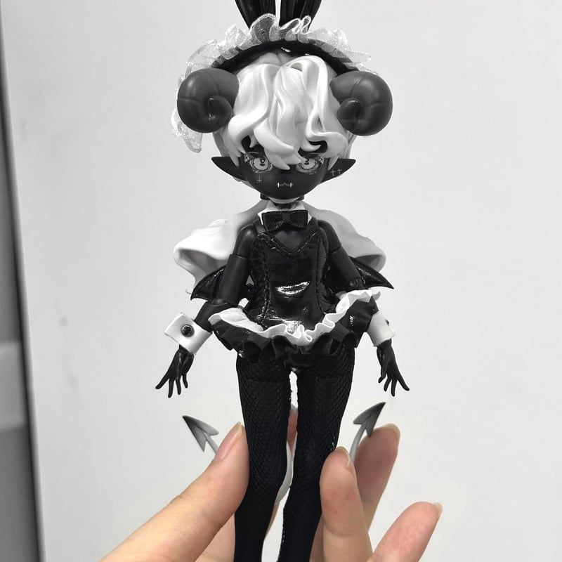 現品販売】CHUZTING「Cooze：悪魔角」小型ドール向け ドール用の服