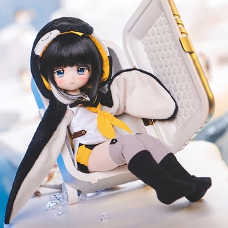 【予約販売：2024年9月中 お届け予定】※当店限定選び特典付き※TinyFox 輝き夢見るペンギン デビー1/6スケールMJDドール <新ボディ採用> 【フルセット】