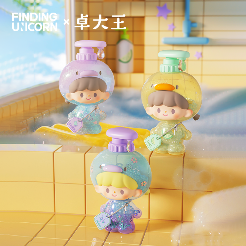 現品販売】FINDING UNICORN x 卓大王 「Bubble Bath：お風呂大好
