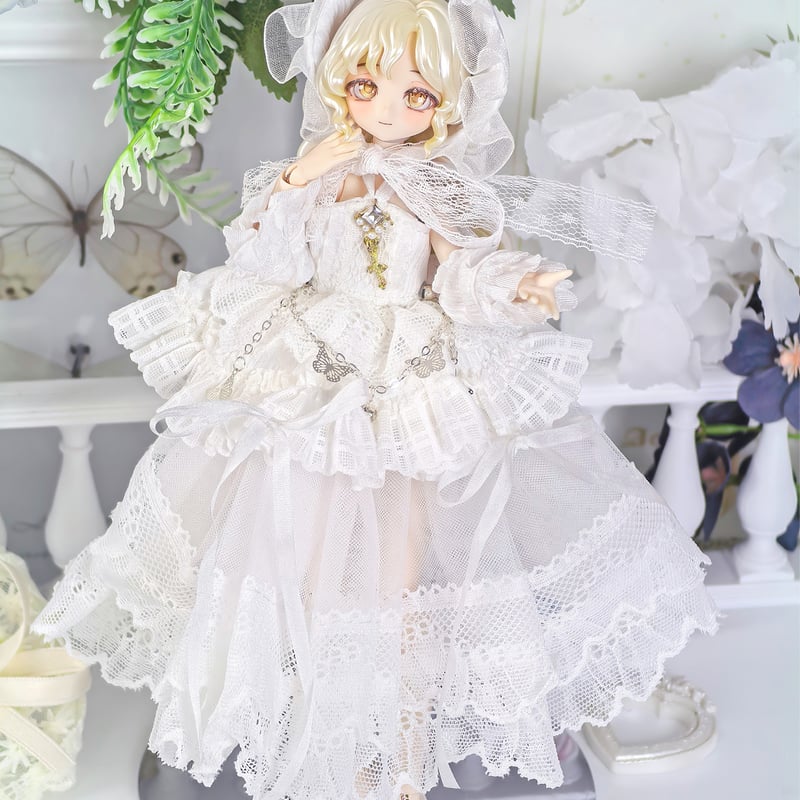 予約販売｜6月中旬～7月中旬 お届け予定】幾何造物 「純白の花嫁」小型
