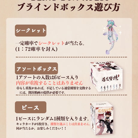 【現品即納】PENNY'S BOX x DOLLZONE「ADOU(アドゥー)＆ALU(アリュー)：龍と出会い夢」BJDブラインドドール シリーズ