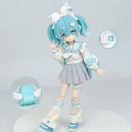 【予約販売：2026年5月～6月頃 お届け予定】<公式限定初回予約特典付き>半夏文創 x ちょん＊「Twinkle Polaris」1/8 スケール BJDブラインドドール シリーズ