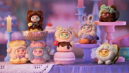 現品販売】FINDING UNICORN x Shinwoo 「忘却デザート屋」ぬいぐるみ