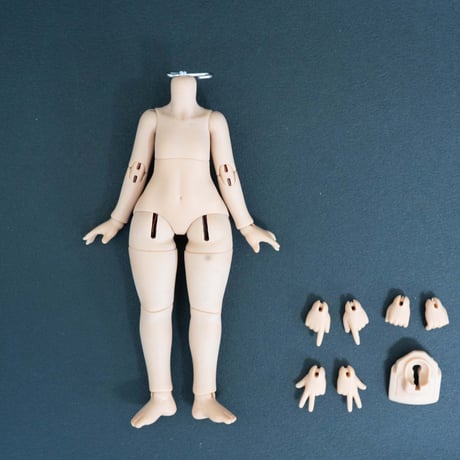 【現品販売】匣中詩 「昭昭体」 1/12スケール BJD 球体関節可動ドールボディ素体【全4色】