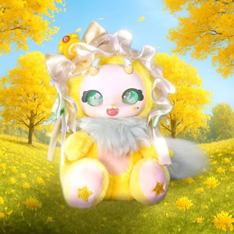 【限定1】入手困難 9九尾の狐 レディフォックス エンジェル 幸運、ギャンブル 十字狐 クロスフォックス 全身可動 完全オリジナル 羊毛フェルト