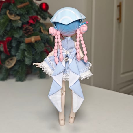 【予約販売｜12月頃 お届け予定】UNNA「霧ノ島の薔薇」小型ドール向け ドール用の服 4点セット