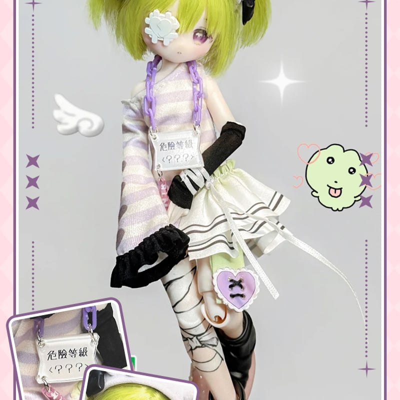 現品販売】不可食用人形「可愛い怪談」植毛仕様1/8スケール BJD