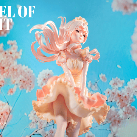 【予約販売：2025年4月中 お届け予定】WeArtDoing Angel of Light-Pink「光の少女：ピンク」 【コレクションフィギュア】