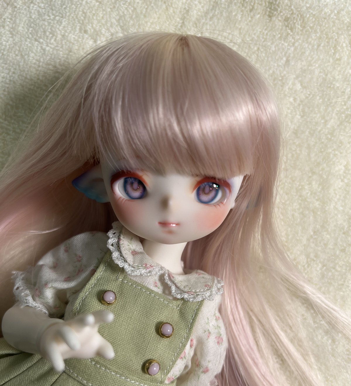 分界线BJD  ブラインドドール 妖精5号 メイクカスタムヘッドパーツ