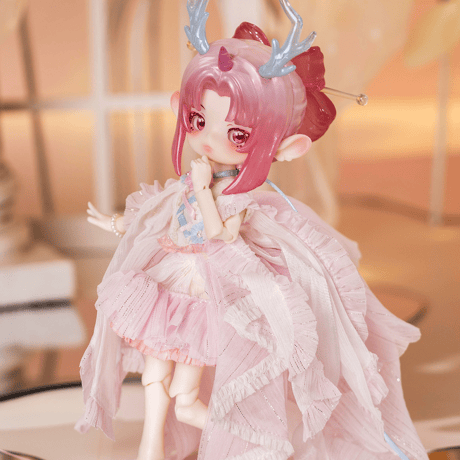 【現品販売】<期間限定特価>PENNY'S BOX WF限定特別仕様「ANTU(アンティーユ)：春神の花嫁、桃枝」BJD単品ドール フルセット 【アクションフィギュア】