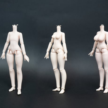 【現品販売】匣中詩 「明月体」1/12スケール BJD 球体関節可動ドールボディ素体【全3色・選び可能】