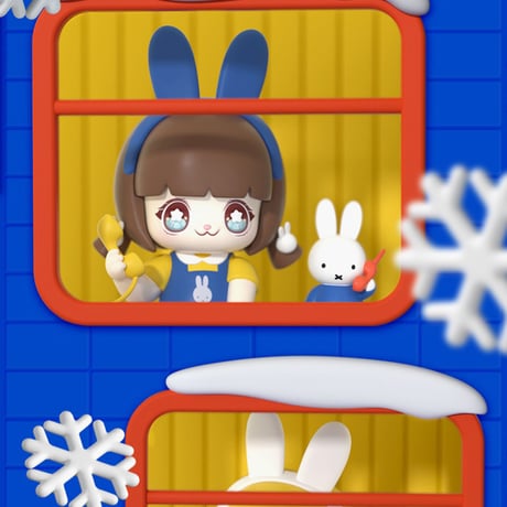 【予約販売：9月下旬～10月下旬 お届け予定】52TOYS KIMMY&MIKI x Miffy ミッフィー 「新しい友達」シリーズ