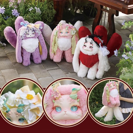 【予約販売｜2025年10月頃 お届け予定】ODI STUDIO Tutulong(トトリュ) 「花園秘語」800% ぬいぐるみ シリーズ
