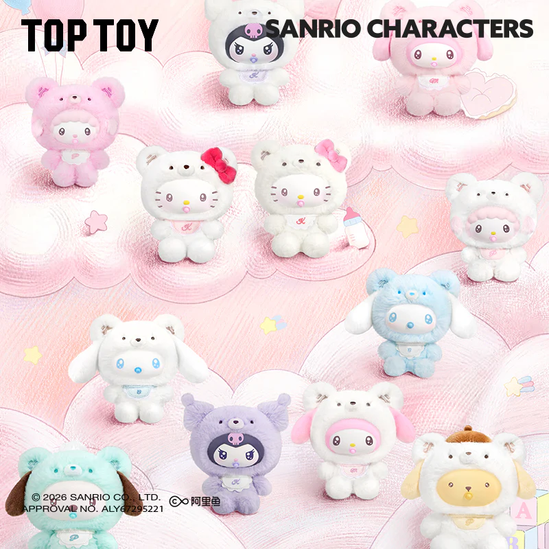 新品TOP TOY サンリオ ふわふわベアシリーズ マスコット 1BOX 現品販売】TOPTOY x サンリオ(SANRIO) 「タイニーベアプラネット