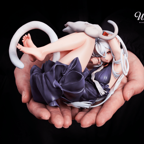 【予約販売：2027年2月～3月 お届け予定】＜送料無料 & 特別価格＞ WeArtDoing  「杯中猫女：銀月」【コレクションフィギュア】