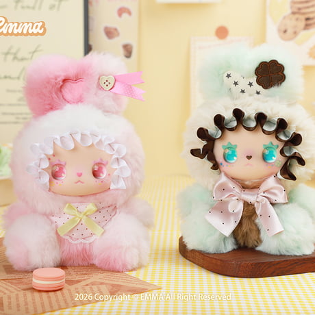 【現品販売】LUCKY EMMA(エマ) 「Lovely EMMA：甘いトリートバニー」ぬいぐるみ シリーズ