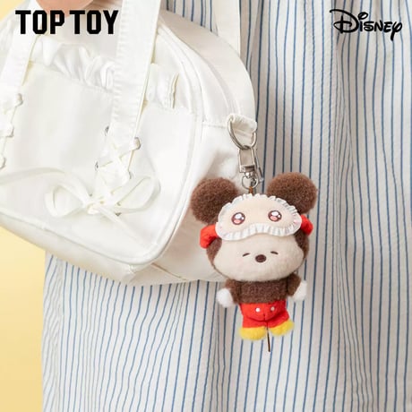 【予約販売｜2025年9月頃 お届け予定】TOPTOY x ディズニー にっこりパジャマぬいぐるみキーホルダー シリーズ