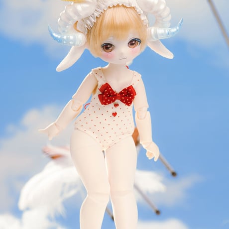 【予約販売：2024年2月以降 お届け予定】TinyFox  悪魔と天使の混血子羊 アスモティ 1/6スケールMJDドール 【フルセット】