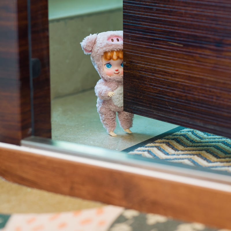 希少品　アルベロベロ ブタさんマトリョーシカ　インテリア小物 かわいいセミョーノフ・マトリョーシカ【動物】 おしゃれな
