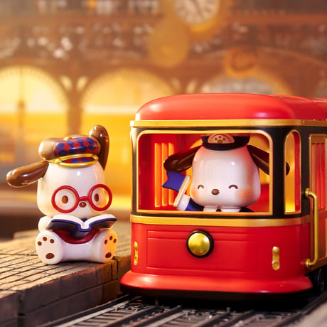 【予約販売：4月中旬〜年5月中旬 お届け予定】TOPTOY x サンリオ(SANRIO)「ポチャッコ：レトロな時間列車」シリーズ
