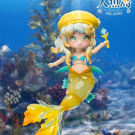 【予約販売：3月中旬～4月中旬 お届け予定】Aiye 1/12スケールのBJDブラインドドール「人魚の島」シリーズ