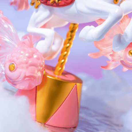 【現品販売】Sank Park-Merry-Go-Round-Pink「カルーセル：ピンク」【コレクションフィギュア】
