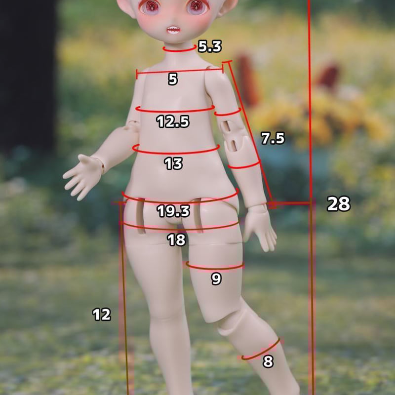 分界线 BJD 1/6 ブラインドドール「妖精SET」 分界線- 分界线 BJD 1/6 ブラインドドール「妖精SET」 分界線-