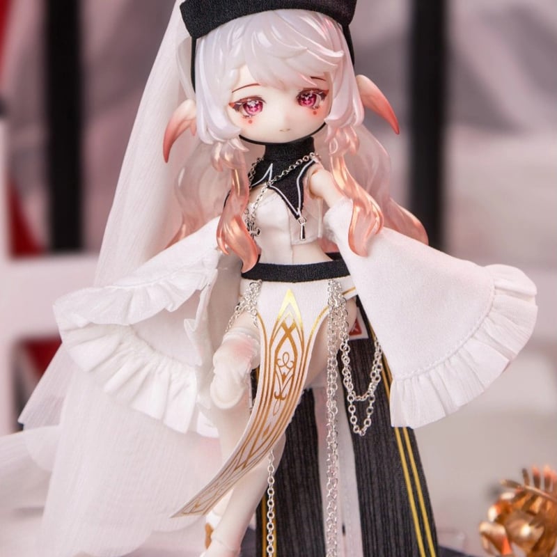 penny様【色無地】1ッ紋付き色無地　白茶色　トールサイズ　8E-003 現品販売】PENNY'S BOX「ペニーズワードローブ：祈りの十字」小型