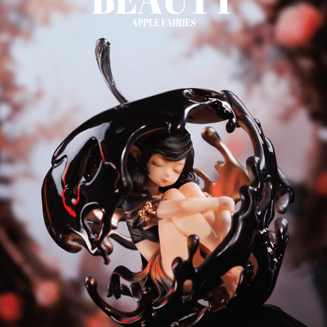 【予約販売：2025年9月中 お届け予定】WeArtDoing Sleeping Beauty-Apple Fairies-Black「眠れる魔法： 林檎の姫・幽なる森の秘境(黒)」