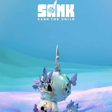 【予約販売：2025年2月中 お届け予定】Sank Good Night Series：Butterfly-Purple「幻蝶：オーロラ(白/紫)」 【コレクションフィギュア】