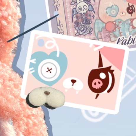 【予約販売：12月上旬～12月中旬 お届け予定】＜数量限定＞Miokoo幻想研究社 「トイ兎、RABI(ラビ)」ぬいぐるみ