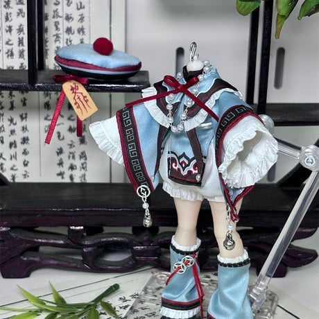 【予約販売：7月 お届け予定】<期間限定：送料無料>次元界TOY(CYTOYS) 「Nyssa(ニサ)：幽鈴祭」1/12スケールドール用の服 6点セント【相関アクセサリー】