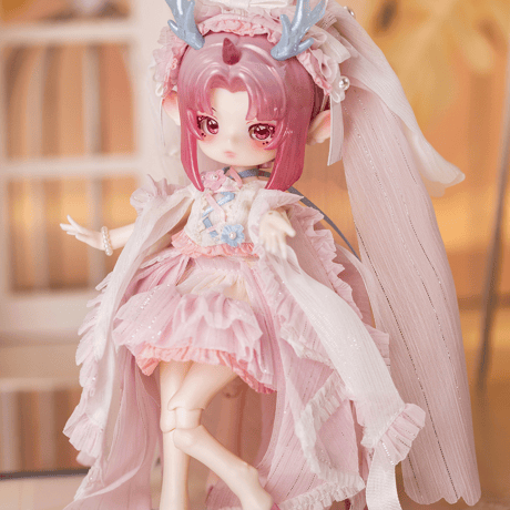 【現品販売】<期間限定特価>PENNY'S BOX WF限定特別仕様「ANTU(アンティーユ)：春神の花嫁、桃枝」BJD単品ドール フルセット 【アクションフィギュア】