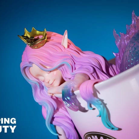 【現品販売】WeArtDoing WF限定 Sleeping Beauty-Coffee Fairies-Berry Slushie「眠れる美女：ベリースムージー」【コレクションフィギュア】