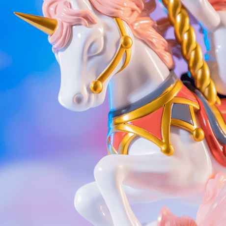 【現品販売】Sank Park-Merry-Go-Round-Pink「カルーセル：ピンク」【コレクションフィギュア】
