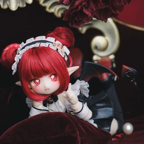 【予約販売：2024年9月中 お届け予定】※当店限定選び特典付き※TinyFox  桜ん坊小悪魔 チェリー 1/6スケールMJDドール  <新ボディ採用>【フルセット】