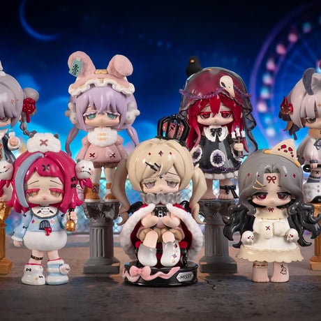 【現品販売】次元界TOY(WAN LE XUN CHAO) Missy(ミッシー)「カラス楽園」 トレーディングフィギュア シリーズ