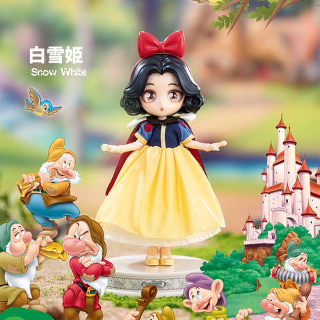 【予約販売：3月中旬～4月中旬 お届け予定】MORSTORM ディズニープリンセス 1/12スケール BJD球体関節ドール シリーズ【全6種類・選び可能】