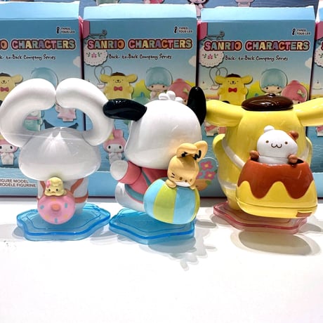 【予約販売：4月中  お届け予定】MINISO x サンリオ(SANRIO)「サンリオキャラクターズ:背中の仲良し」シリーズ