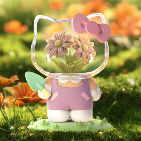 【予約販売：5月前半 お届け予定】MIGHTY JAXX サンリオ(Sanrio)「 Azuma Makoto：ハローキティと花」トレーディングフィギュア シリーズ