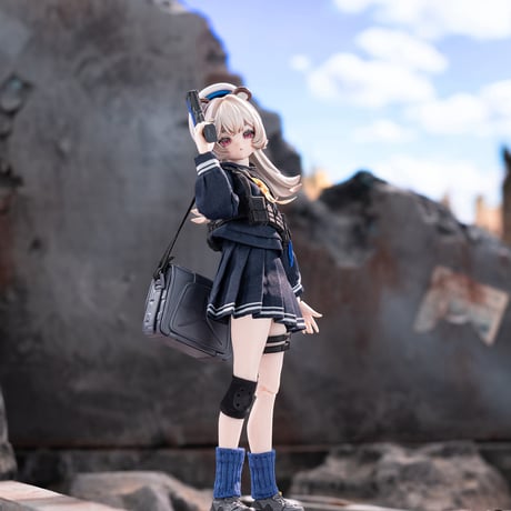 【現品販売】NEO EDEN TOYS「黒鉄レクイエム」MJDブランドドール 布製衣装アクションフィギュア シリーズ
