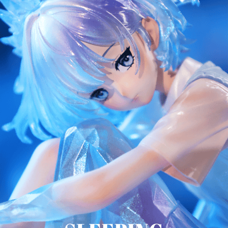 【予約販売：2025年12月 お届け予定】WEARTDOING Sleeping Beauty-Glass Slipper Fairies-White「水晶少女：氷の夢」【コレクションフィギュア】