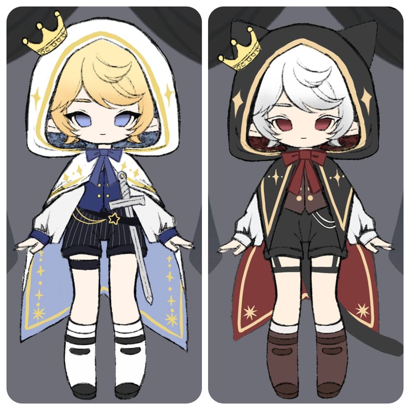 sunless秘境巡礼　アスタ　2体セット　ドール ブラインドドール秘境の巡礼 現品販売】Sunless「秘境の巡礼：アスタ（色違いVer.：白&青/黒&赤