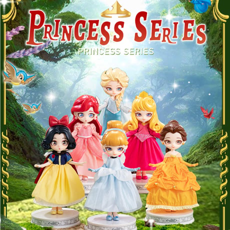 【予約販売：3月中旬～4月中旬 お届け予定】MORSTORM ディズニープリンセス 1/12スケール BJD球体関節ドール シリーズ【全6種類・選び可能】