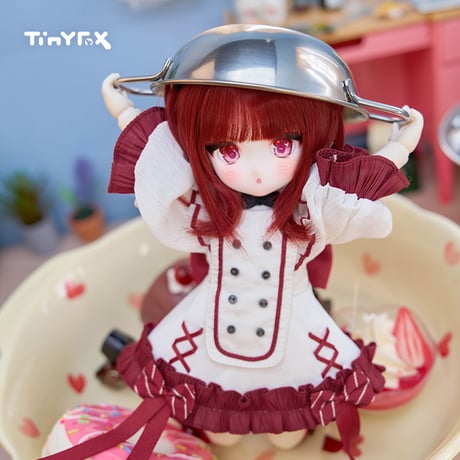 【予約販売：2025年01月以後 お届け予定】＜当店限定特典付け＞TinyFox タコ厨房娘 ピアシー 1/6スケールMJDドール <新ボディ採用>【フルセット】