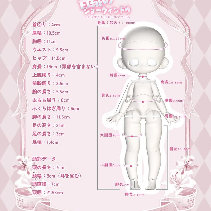 現品販売】「甘絨のショーウィンドウ」ウィッグ着用＆入れ目顔タイプ 3