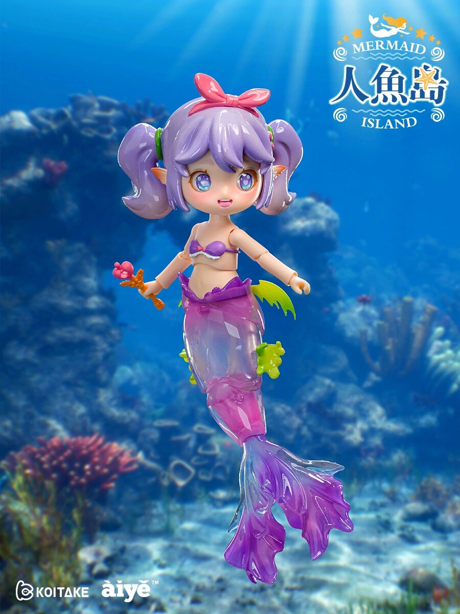 BJDブラインドドール「人魚の島」シリーズ　シークレット　リウリ BJDブラインドドール「人魚の島」シリーズ シークレット リウリ