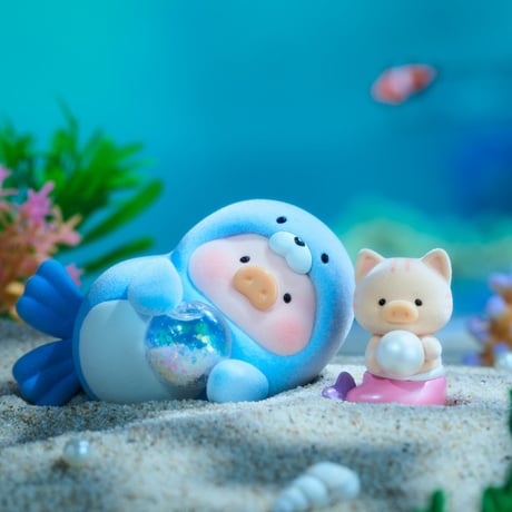 【予約販売：8月中旬  お届け予定】＜二次受付＞52TOYS TOYZEROPLUS × CICI’S STORY 子豚LULU 「OCEAN：海」トレーディングフィギュア シリーズ