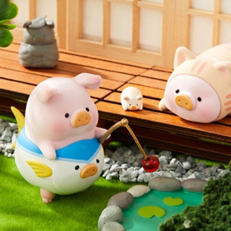 【予約販売：7月下旬～8月中旬 お届け予定】52TOYS TOYZEROPLUS × CICI’S STORY 子豚LULU 「Caturday：猫との暮らし」シリーズ